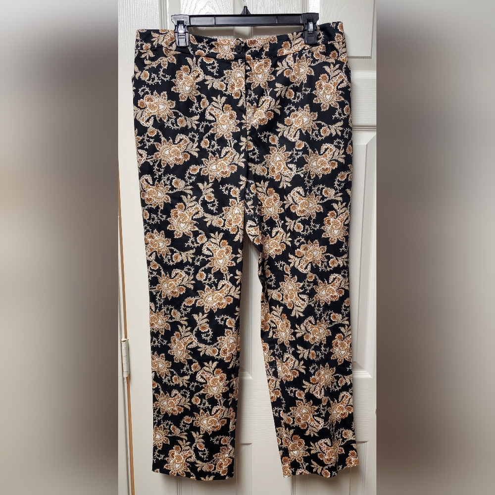 Clothes~ Appleseed's Ladies Floral Paisley Pants~ New w/Tags! Women sz 14